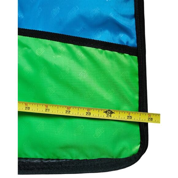 Blemished - Case-It Zip Tab D-252 - Classic Zipper 2" Binder - Neon Blue Green - Picture 4 of 16